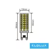 Bec LED UNIVERSO G9 6W 680lm 4000K CRI≥80 Ø19x64mm