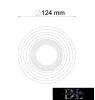 UNIVERSO Corp de iluminat încastrat în tencuială 1xGU10 ∅85-90 124x52mm IP20 alb 