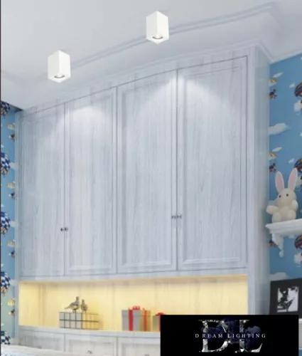 UNIVERSO Lampă de tavan din ipsos 1xGU10 70x70x110mm IP20 alb 