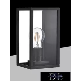   UNIVERSO Lampă de perete pentru exterior 1xE27 max.15w IP44 negru 120x120x220mm 5 ani