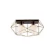 ELDLUX ELDGEOX lampă de tavan negru/auriu E27×2