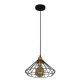 Lampa suspendată ELDLUX KETREC E27 negru
