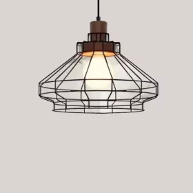 Lampa suspendată ELDLUX INKJET E27 negru