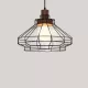 Lampa suspendată ELDLUX INKJET E27 negru