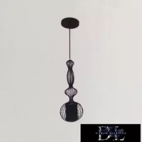 Lampa suspendată ELDLUX CURVE E27 negru