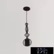 Lampa suspendată ELDLUX CURVE E27 negru