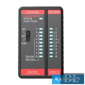   HABOTEST HT812A Tester pentru cabluri de rețea RJ45/RJ14/RJ12/RJ9
