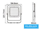 Spot LED UNIVERSO 50 W 4000 lm CCT.kap 120° IP65 negru 185x222x30 mm