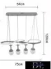 Lampa suspendată UNIVERSO 68 W 5540 lm 6500 K 750 x 1200 mm albă
