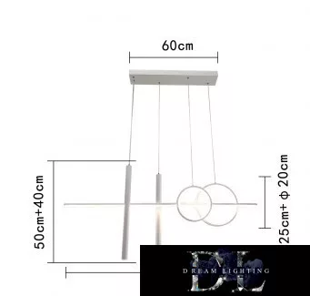Lampa suspendată UNIVERSO 48w 3840lm 4000k 1090mm IP20 albă