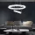 ELDLUX ELDAMARILL lampă suspendată din sticlă cristal D600 264W CCT