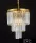ELDLUX ELDICICLE candelabru din sticlă cristal E14×7 D400x440mm auriu