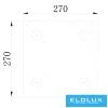 ELDLUX ELDALIZ lampă de tavan din sticlă cristal L270 E14×4