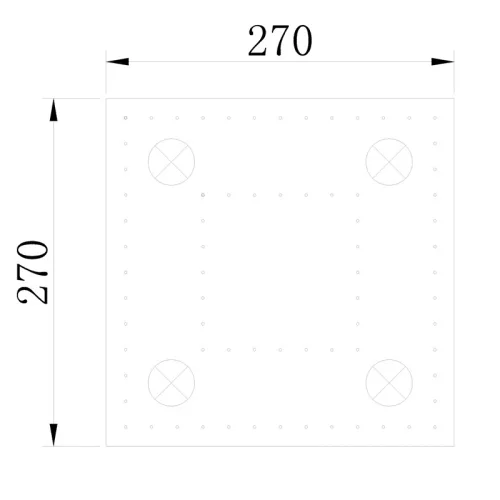 ELDLUX ELDALIZ lampă de tavan din sticlă cristal L270 E14×4