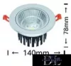 Lampă încastrată LED UNIVERSO 20 W 1800 lm 3000 K 24° IP20 aluminiu 140x78 mm/120 mm