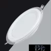 UNIVERSO Panou LED circular încastrat 18 W 1800 lm CCT cu comutator IP20 alb