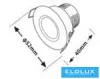 UNIVERSO Mini spot luminos 3w 4000k 270lm 30° IP20 Alb D52x40mm Decupaj: D40mm
