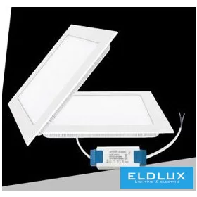   UNIVERSO Panou LED încastrat pătrat 6w 480lm CCT/cap. 120° IP20 Alb 120x120mm decupaj: 105x105mm 3 ani