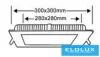 UNIVERSO Panou LED încastrat pătrat 24 W 2400 lm CCT/cap. 120° IP20 Alb 300x300 mm decupaj: 280x280 mm 3 ani