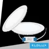 UNIVERSO Panou LED circular încastrat 24w 2400lm CCT/cap. 120° IP20 Alb D300mm decupaj:D280mm 3 ani
