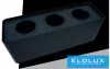 UNIVERSO Spot de perete 3xPAR16 fără soclu IP20 Negru 298x88x110mm