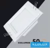 UNIVERSO Panou LED încastrat pătrat 6w 500lm CCT/cap. 120° IP20 Alb 100x100mm decupaj: 75x75mm