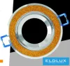 UNIVERSO Corp de iluminat încastrat 1xPAR16 fără soclu IP20 Crom/Auriu D86x26mm Decupaj: D72mm