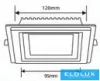 UNIVERSO Panou LED încastrat pătrat 9w 780lm CCT/cap. 120° IP20 Alb 120x120mm decupaj: 95x95mm