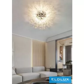   UNIVERSO Plafonieră din cristal 10xG9 Max60W IP20 crom D550mm