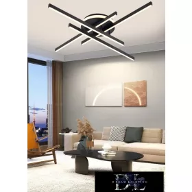   UNIVERSO Lampă de tavan 45w 3600lm 4000K IP20 negru 640x640x110mm