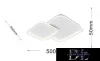 Lampă de tavan UNIVERSO 60 W 4800 lm CCT 500×500×50 mm IP20 albă