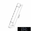 UNIVERSO Lampă monofazată pentru șină COB LED 12W 1440lm 6500K 292mm IP20 alb