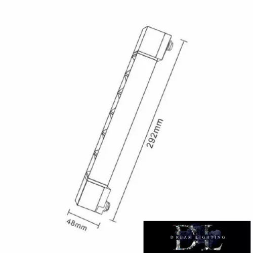 UNIVERSO Lampă monofazată pentru șină COB LED 12W 1440lm 6500K 292mm IP20 alb