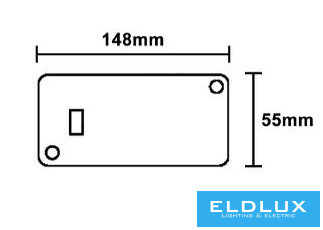 Sursă de alimentare din plastic UNIVERSO 24V 60W IP20
