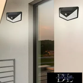   Lampă solară UNIVERSO-PIR 3,7 V-1200 mAH 5,5 V-0,55 W 60 lm IP65 negru