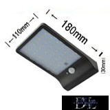 Lampă solară UNIVERSO-PIR 3,7 V-2000 mAH 5,5 V-1,8 W CCT IP65 negru