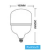 Bec LED UNIVERSO E27/E40 90w 10800lm 6500k 5 ani