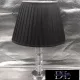 ELDLUX SHINY lampă de masă din sticlă cristal cromată E27