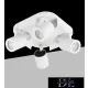 UNIVERSO Corp de iluminat spot 4xGU10 Max.35w IP20 220x220x108mm Alb
