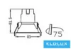 UNIVERSO Spot încastrat 5w 463lm 4000k RA90 24° IP20 Alb D83x81,5mm decupaj:75mm