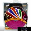 Banda LED neon UNIVERSO 12 V 2835-120D-8w/M roz IP65 5 m