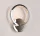 ELDLUX RINGS lampă de perete din sticlă cristal cromată 8W 4000K