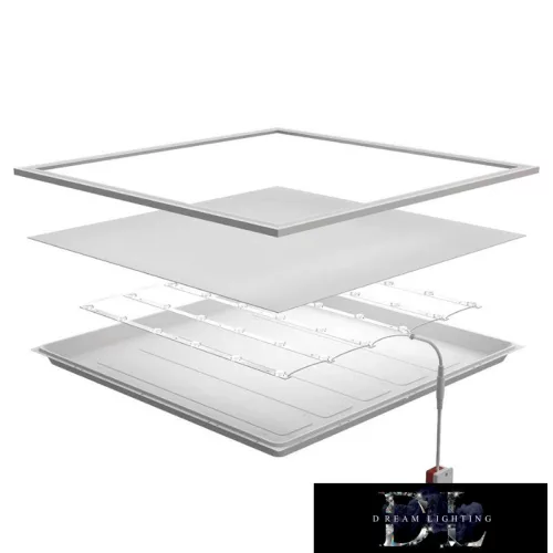 Union Knights Panou LED încastrat 60x60cm cu transformator Philips 40W 4800LM 7000K CRI>80 IP20 3 ani
