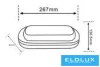 UNIVERSO Lampă de tavan 23w 3300lm CCT.kap 267×136×44mm negru