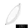 UNO LED Panou circular încastrat cu iluminare din spate 26W 6000K