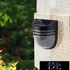   Lampă solară de perete UNIVERSO 5V 0,3w 30lm 3000k IP65 negru 110x102x57mm