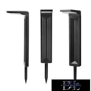 UNIVERSO Lampă solară de grădină 5V 2w 200lm 6500k IP65 negru 573x162x90mm