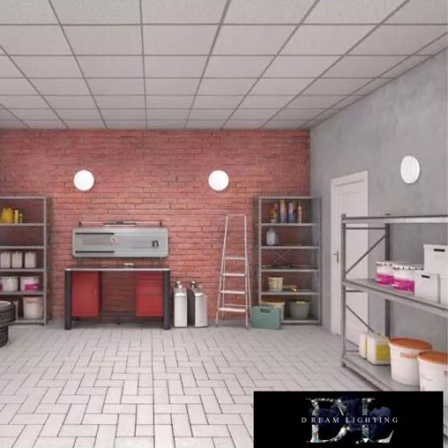 Lampă LED EMOS TORI rotundă 24W 2050lm WW IP54 albă